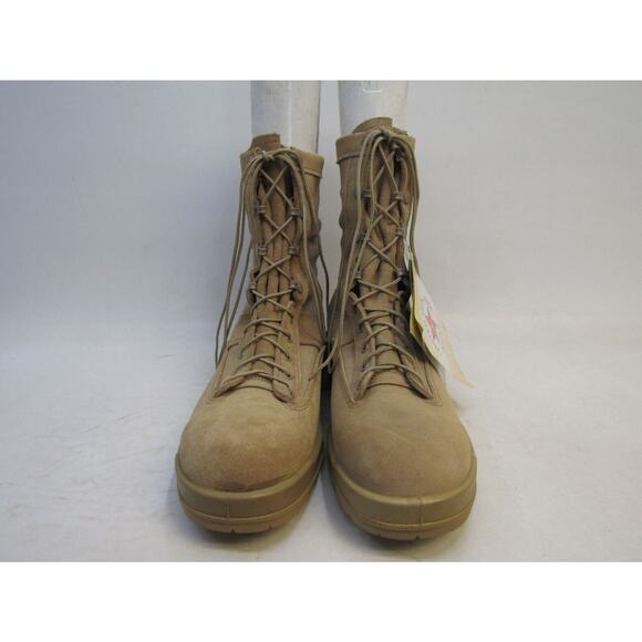 EUC Belleville Mens Sz 12.5 R Tan Suede Gore-Tex Combat Tactical Military Boots main image 11